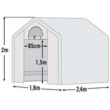 ShelterLogic Plastenik 4 32 m² s policom | BRANDED IN THE USA | shoptok.hr