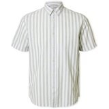 Selected Noos Reg-Sun Shirt - Iceberg Green/Stripes Zelena | shoptok.hr