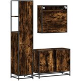 vidaXL 3-dijelni set kupaonskog namještaja boja hrasta drveni | shoptok.hr