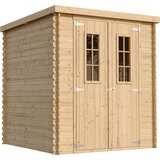 Timbela Lesena vrtna lopa - 204x204xH200 cm/3.53 m2 - Vrtna hiša s podi - M309C+M309G, (21780523) Cene