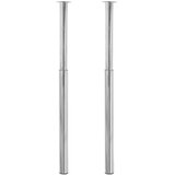 vidaXL 2 Teleskopski Nogi za Mizo Krom 710 mm - 1100 mm | Shoptok.si