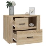  Noćni ormarić hrasta sonome 60x36x45 cm od konstruiranog drva | shoptok.hr