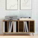 vidaXL Kabinet za plošče Stari les Inženirski les Srednji | Shoptok.si