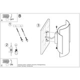  Stenska svetilka IMPACT črna, (21347202) | Shoptok.si