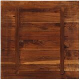 Stolna ploča 70x70x3 8 cm četvrtasta masivno obnovljeno drvo | shoptok.hr