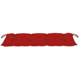  Sklopiva vrtna klupa s jastukom 118 cm od bambusa | shoptok.hr