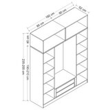 Hanah home ormar kale 7518 | ePonuda.com