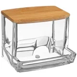 kutija sa po poklopcem za vatu selena 9,3X7,4X8Cm polistiren prozirna
