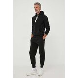 Polo Ralph Lauren Homewear dukserica boja: crna, s kapuljačom, bez uzorka | shoptok.hr