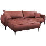 MID.YOU KOTNA SEDEŽNA GARNITURA, velur barve korale | Shoptok.si