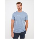 LC Waikiki Crew Neck Short Sleeved Printed Combed Combed Men's T-Shirt. | Shoptok.si