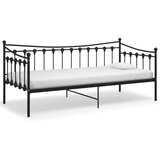  Okvir za kauč na razvlačenje crni metalni 90 x 200 cm | shoptok.hr