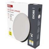  LED svetilo nadometno DIONI okroglo, črna, 18W, nastavljiva CCT | Shoptok.si