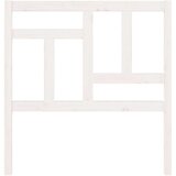  Posteljno vzglavje belo 95,5x4x100 cm trdna borovina, (20645567) | Shoptok.si