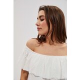Marisse Openwork Dress With Bare Shoulders L-Su-3748 Off White | Shoptok.si