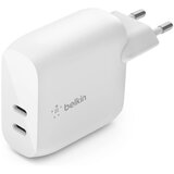 Belkin Dual USB-C Power Delivery 3.0 40 W ultra hiter omrežni polnilnik, - bel, (20524183) Cene