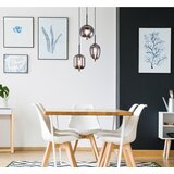  VISEČA SVETILKA BLACKY 3XE14 ČRNA / DIMLJENO STEKLO | Shoptok.si