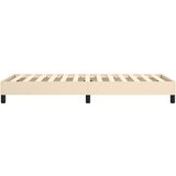  Okvir za krevet s oprugom krem 90x190cm od tkanine | shoptok.hr