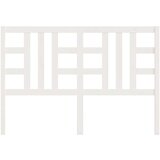  Posteljno vzglavje belo 146x4x100 cm trdna borovina, (20645647) | Shoptok.si