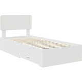  Okvir za krevet Bijelo 90 x 190 cm Konstruirano drvo | shoptok.hr