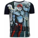 Local Fanatic Majice s kratkimi rokavi 48359252 Modra cene