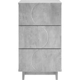  Noćni ormar Betonska siva 33 5 x 34 5 x 60 cm Konstruirano drvo - Betonska siva 1 | shoptok.hr
