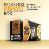 Lab Nutrition PROTEINSKI BISKVIT BOX SA ČOKOLADNIM KOMADIĆIMA I UKUSOM KIKIRIKI PUTERA - BOX - 12kom X 52g Cene
