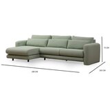 Atelier Del Sofa Kutna sofa Lily 97x73x290cm Zelena | Eponuda.ba