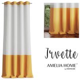  Curtain IRVETTE color white eyelets voile, velvet 140x250 ameliahome | shoptok.hr
