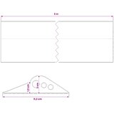  Brtva za garažni pod Crna 112 x 20 mm 3 m EPDM guma | shoptok.hr