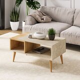 Hanah home klub sto Austin, 90x40x50 cm, Bež Cene