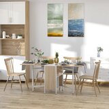  Sklopivi blagovaonski stol hrastovo drvo i metalni okvir 169x60x75 cm | shoptok.hr