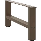  noge kavne mizice naravno jeklo 2 kosa 70x(30-31) cm jeklo, (21828241) | Shoptok.si