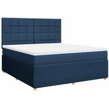  Krevet s oprugama i madracem plavi 180x200 cm od tkanine | shoptok.hr