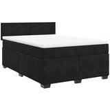 Maison Chic Box spring postelja - Vzmetna postelja z vzmetnico črna 160x200 cm žamet SL23821, (21879884) | Shoptok.si
