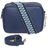 Fancy Metal Goods Ltd Alice Wheeler - Torba - Soho, Navy, Double Zipped Cross body | Eponuda.com