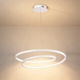  Brilagi-LED luster na sajli TWISTER LED/48W/230V, prigušiva, prečnik 50 cm, bela + daljinski upravljač | Eponuda.com
