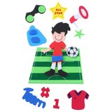 Junior Crafty shapes, samolepljivi oblici, eva pena, fudbal, 3D | Eponuda.com