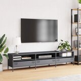 TV ormarić antracit 202x39x43,5 cm hladno valjani čelik | shoptok.hr