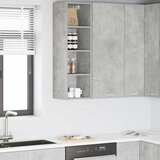 Viseći ormarić s pohranom Betonski sivi 30 x 29,5 x 100 cm | shoptok.hr