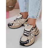 DStreet Sneakersy damskie MODERMAX khaki | shoptok.hr