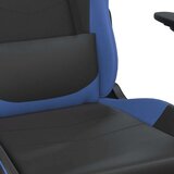  Masažni gaming stol črno in modra umetno usnje | Shoptok.si