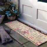 Artsy Doormats Predpražnik iz kokosovih vlaken 40x120 cm Hello Scribbly Floral – | Shoptok.si