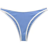 Pull&Bear Bikini hlačke svetlo modra / bela