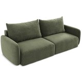 Makamii Zelena raztegljiva/s prostorom za shranjevanje sedežna garnitura 238 cm Kalena – | Shoptok.si