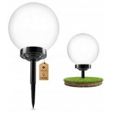  LED solarna lampa LED/1,2V 6500K 200 mAh prečnika 25 cm IP44 bela/crna | Eponuda.com