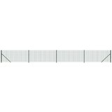  Mrežna ograja s prirobnico zelena 0,8x10 m | Shoptok.si