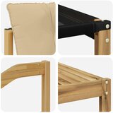  Set vanjskih sofa 5 kom. Bijela i bež | shoptok.hr