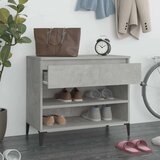 Ormarić Omarica za čevlje betonsko siva 70x36x60 cm inženirski les, (20716189) | Shoptok.si