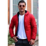River Club Men's Red Inner Lined Water And Windproof Jacket. Cene